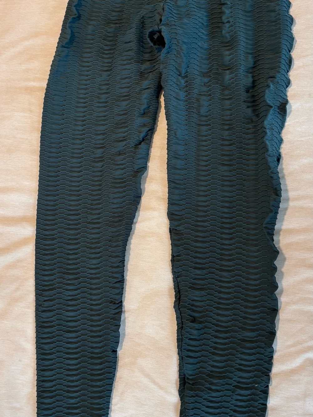 Booty by Brabants Dark Teal Textured Leggings